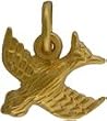 Tiny Songbird Charm in Gold Vermeil, #7643