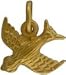 Tiny Songbird Charm in Gold Vermeil, #7643