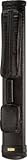 Pro Series Special Edition 4 butt/8 shaft black crocodile pattern embossed leahterette case with large jump cue and smaller accessory pockets. The silk lining extends to the bottom of each case