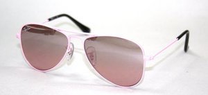 Ray Ban Junior RJ9506S Pink/Pink Mirror Silver Gradient Sunglasses (RJ9506S-211-7E-50-13-120)