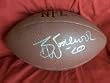 Brian Westbrook Autographed NFL Wilson Composite Football, San Francisco 49ers, Philadelphia Eagles, Proof Photo
