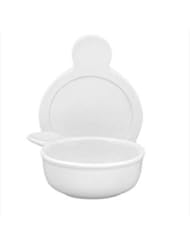 CorningWare French White 15-Ounce Grab-It Dish with Cover, Garden, Lawn, Maintenance