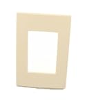 Leviton ACWP1-S 1-Gang Device Acenti Wallplate Screwless Snap-On Mount, Sand