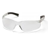 Pyramex Mini Ztek Safety Eyewear, Clear Anti-Fog Lens With Clear Frame