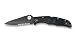 Spyderco Endura 4 Lightweight Combination Edge Knife, Black