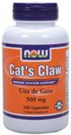 Cat's Claw by NOW Foods - Herbs (500 mg - 100 Capsules)