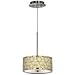 SG African Lily Birch Giclee Glow 10 1/4 Wide Pendant Light