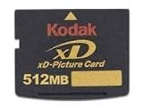 Kodak Branded Cards - Xd CARDS512 Mb No Security (Retail Package)