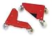 Industrial Grade 2TUR9 Corner Dolly, Cabinet, 880 Lb, PK 4