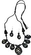 Jewellery Necklace and Earing In Terracota Handcrafted Unique Gift For Her