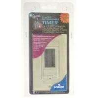 Leviton 6124H-W Leviton 6124H-W Decora LCD Timer Switch (24 Hour), White by Leviton