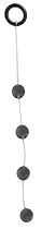 Doc Johnson Single Pleasure Beads, Charcoal