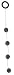 Doc Johnson Single Pleasure Beads, Black