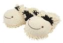 Aroma Home Fuzzy Friends Slippers - Cow