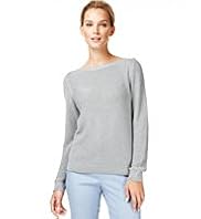 Autograph Honeycomb Knitted Jumper