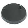 Electrix Illumination B60-ABK Weighted Base for Fluorescent Magnifier Clamp Base Lamp, Black
