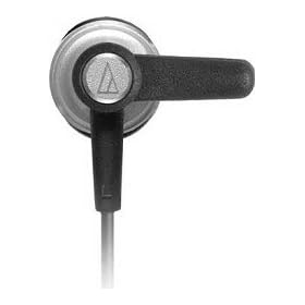 Audio Technica CK6W In-ear Headphones with 10.7mm Rare-earth Drivers, Loop Support Design and Interchangeable loop supports, Silver: Electronics