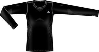 Adidas Damen Supernova Lang&auml;rmliges Laufshirt Sequence, black/reflecting silver, XS, V1135 Preisvergleich