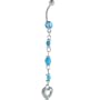 Dangling Turquoise Belly Button Ring