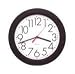 SPARTUS VENTURA 10 ROUND QUARTZ CLOCK BLACK