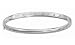 Child 14K White Gold ABC Bangle Bracelet