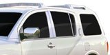 SES Trims Stainless Steel Chrome Plated Pillar Post Kit Nissan Titan 2004 to 2008 6 Piece Kit