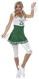 Go Green Cheerleader Adult Costume Size Large