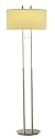 adesso 4016 duet floor lamp satin steel 22