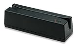 Manhattan USB Magnetic Card Strip Triple Track Reader, Black