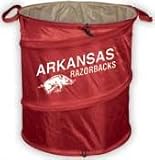 Arkansas Razorbacks NCAA Collapsible Trash Can by Logo Chair