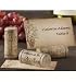 Maison du Vin Wine Cork Place Card/Photo Holder with Grape-Themed Place Cards (Set of 4)