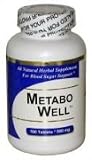 Metabo Well (180 Tablets) - Concentrated Herbal Blend - Dietary Supplement