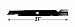 USA Mower Blades (3 U11111BP Standard Medium Lift for Encore 8230063 Gravely GDU10232 Length 21 in. Width 2-1/2 in. Thickness .200 in. Center Hole 5/8 in. 61 in. Deck
