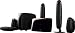 Electronics : Samsung HT-X715T 5.1 Channel Bluetooth Home Theater System