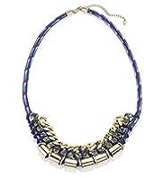 Limited Collection Diamanté Stone Drop Bungee Necklace