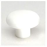 1 1/2'' Dia Polypro White Knob