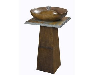 Kenroy Home 50010BRZ Ferris Outdoor Floor Fountain