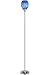 Oceanic Torch Lamp 72hx8.5w Mixed Blue Glas