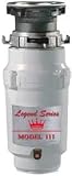 Waste King Legend Easy Mount 111 1/3 HP Continuous Feed Waste Disposer with 1900 RPM Magnet Motor, Corrosion Resistant Grinding Components, EZ Mount System, Included Power Cord and 2 Years In-Home Service Warranty