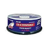 Electronics : Fujifilm CD-R Printable Inkjet X25 Spindle (700MB 52X)