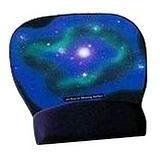 Electronics : 3M Precise Mousing Surface Mouse Mat Pad with Gel Wrist Rest Translucent Blue Ref MW309BE