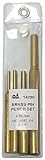 4 Pc. BRASS PIN PUNCH SET