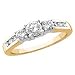 Certified 14kt. Gold, 1 ct. tw. Diamond Engagement Ring