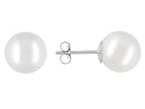 14KT WG 9-10MM CULTURED AKOYA PEARL EARRINGS
