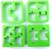 Lunch Punch Puzzle Shape Sandwich Cutters (Set of 4)