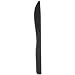 Eco-Products EP-S111 Black Post-Consumer Recycled Polystyrene Knives, 6" Length (20 Packs of 50)