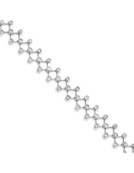 Sterling Silver CZ Bracelet