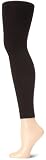 Nine West Womens Ribbed Fleece Lined Footless Tights