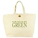 Murval of Paris Organic Canvas Tote - Look, Think, Act Green