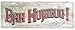 Bah Humbug Christmas Metal Sign